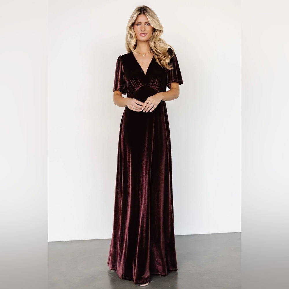 Baltic Born Vivian Velvet Maxi Dress